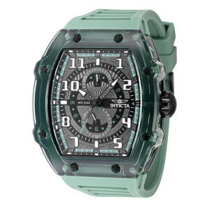 Invicta Men's Green Chronograph Watch with Silicone Band (48717)